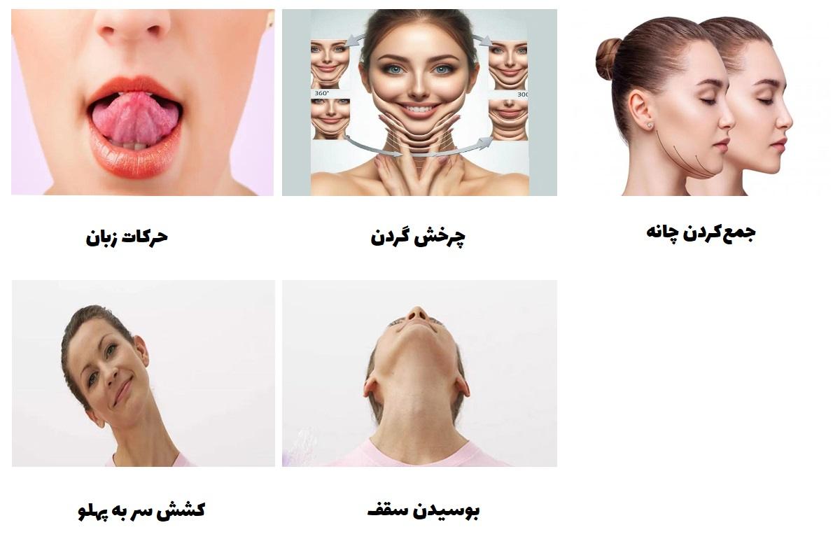 تمرینات ورزشی برای کاهش غبغب
