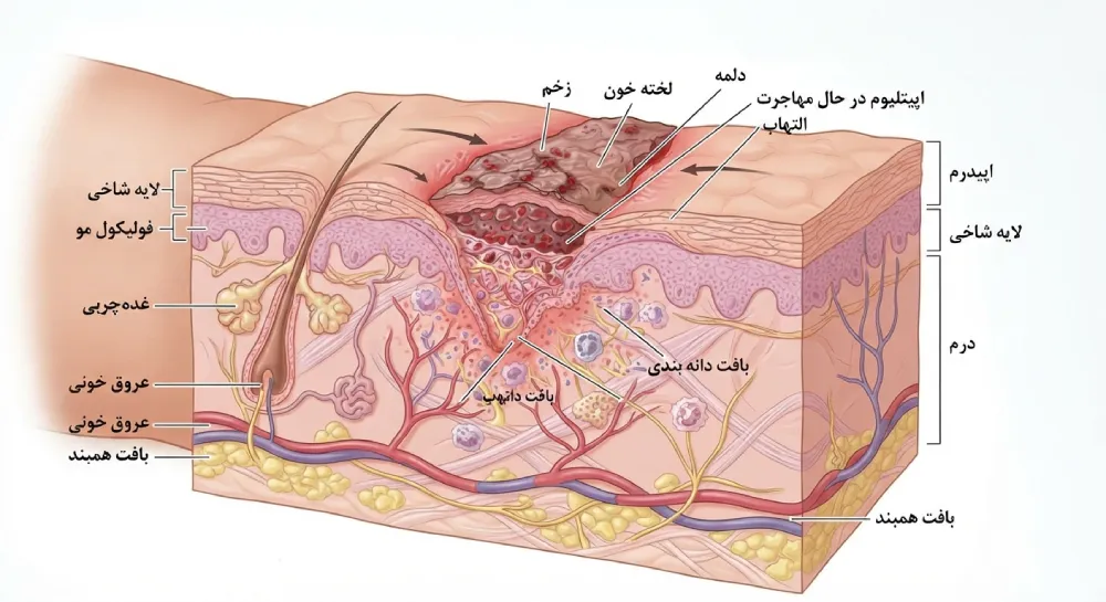 نقش تغذیه در ترمیم زخم 
